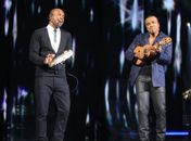 Thiaguinho canta com Alexandre Pires e Luiza Possi