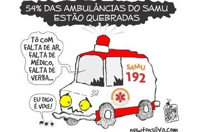 54% das ambulâncias da Samu estão quebradas