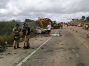 O acidente deixou um triste saldo de cinco mortos