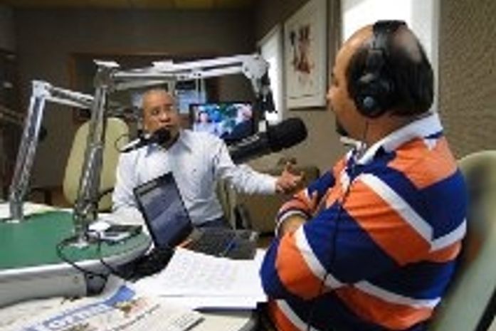 Messias dando entrevista a Radio O Jornal