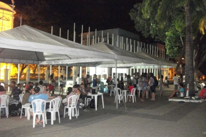 Manifestação dos estudantes 