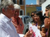 Teotonio Vilela conversou com estudantes 