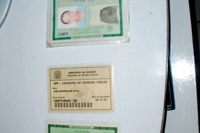 Documentos apreendidos