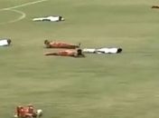 Ataque de abelhas e incêndio causado por vela para santo marcam rodada do Baiano