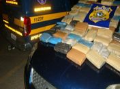 Após perseguição na BR 110, PRF apreende 72,3 kg de maconha