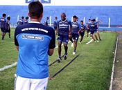 Preparador Rodrigo Albuquerque em ação pelo CSA.