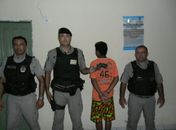 Policiais apreende menor que havia assaltado mercadinho em Teotonio Vilela