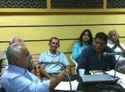 Rogério na entrevista com Nelson Filho