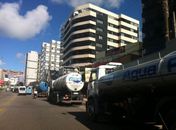 Transportadores de Água Potável fazem protesto contra a Casal