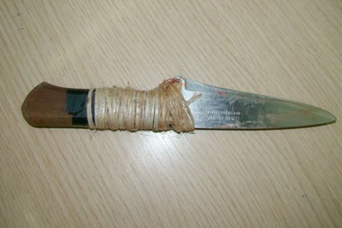 Faca pexeira apreendida