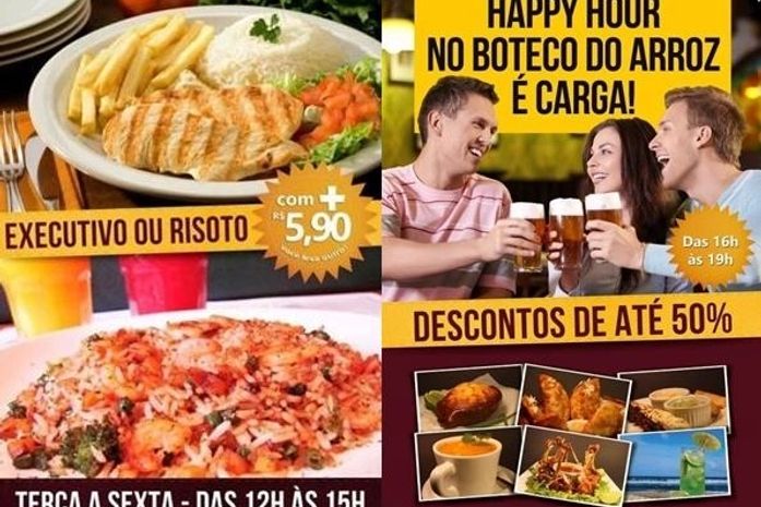 Happy Hour do Boteco do Arroz (É CARGA!!!!)