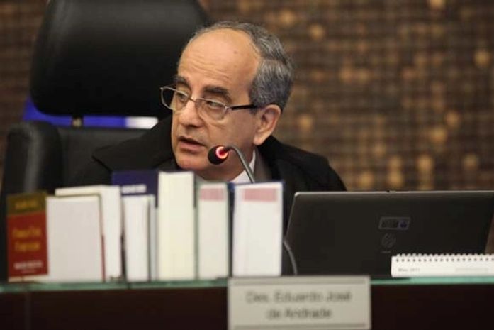Desembargdor Eduardo Andrade, presidente da Terceira Câmara Cível do Tribunal de Justiça