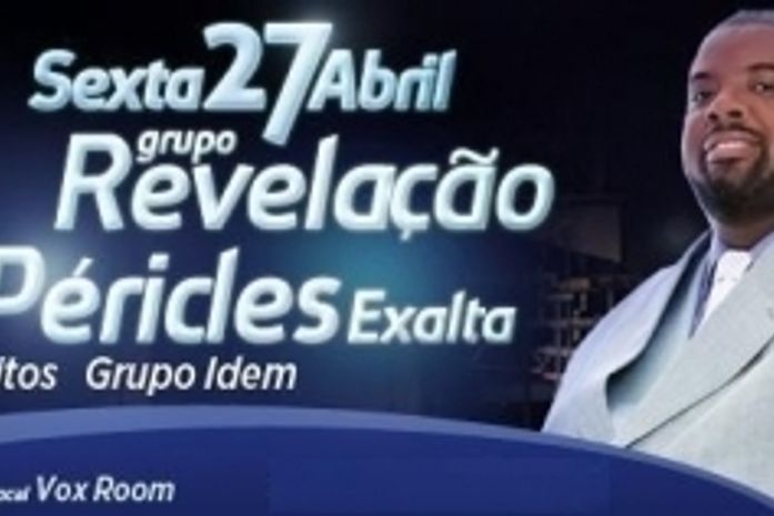 Tem show do Péricles este fim de semana
