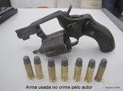 Arma utilizada pelo acusado 