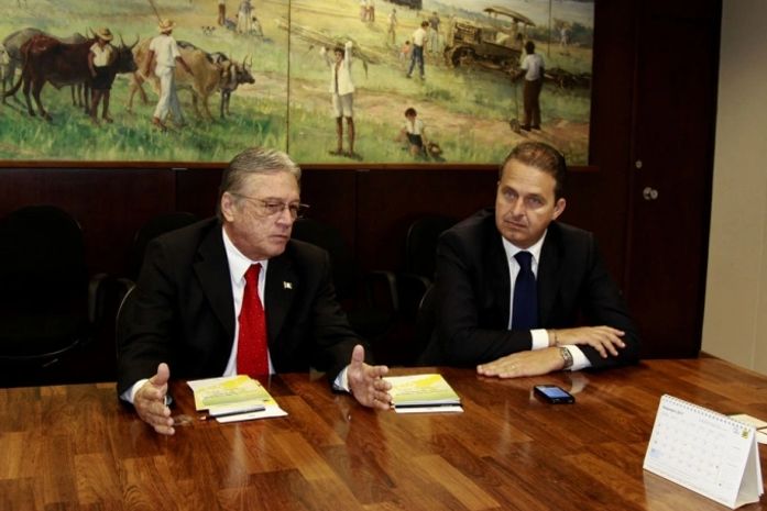Governadores Teotonio Vilela Filho (AL) e Eduardo Campos (PE)