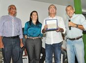 Renan com membros da diretoria da Cooperativa Pindorama