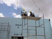 No Baldomero, obras incluem construção de mais camas e instalação de redes de aço na parte externa 