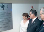Placa em comemoração ao s 300 anos 