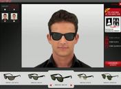 Prove lançamentos de óculos Ray-Ban virtualmente