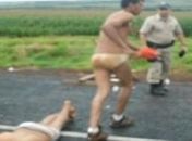 PRF flagra quatro jovens de cuecas na rodovia BR-060 em Rio Verde, Goiás