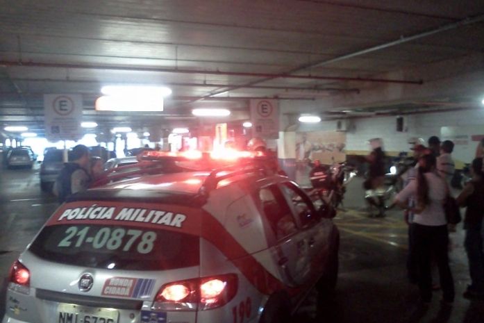 Polícia esteve no local