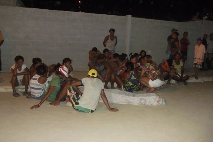 Familiares da vítima