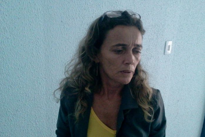 Fausta Andrea, mãe de Rafael Bulhões, acusado de matar o porteiro na Escola Rosalvo Lôbo
