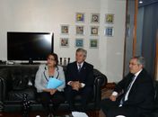 Fernando Collor e Célia Rocha se reúnem com ministro da saúde