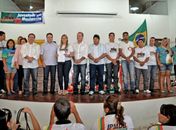 Renan e outras lideranças do PMDB participam de encontro em Piranhas