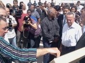 Prefeito de Maceió, Cícero Almeida, senador Benedito de Lira, senador Renan Calheiros e o ex-governador, Ronaldo Lessa (PDT)