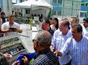 Renan participa com Almeida e outras autoridades do descerramento da placa comemorativa do conjunto

