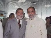 Adelmo dos Santos e o ex-presidente Lula