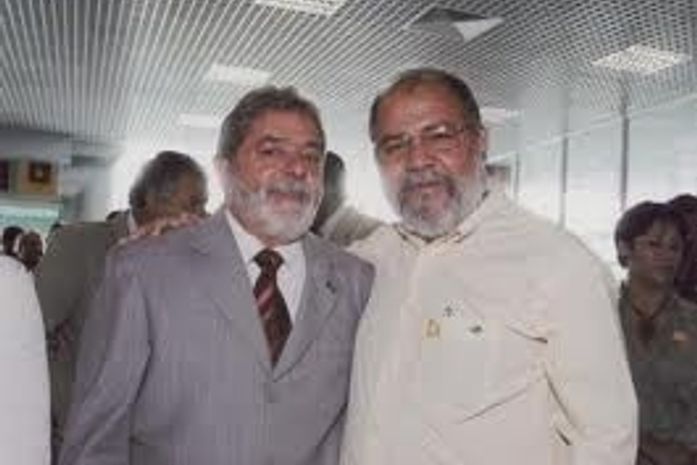 Adelmo dos Santos e o ex-presidente Lula
