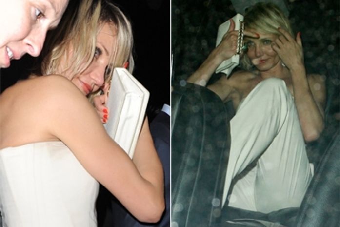 Cameron Diaz abusa da bebida e deixa festa de pileque