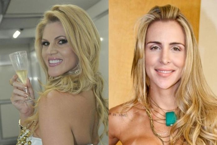 Val Marchiori e Joana Machado brigam no programa de Justus