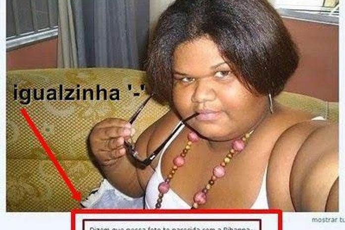Sósia da Rihanna