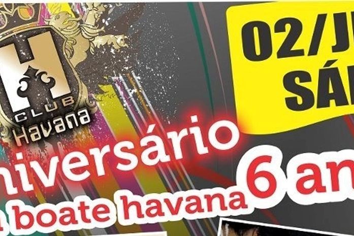 Ex-BBB Morango na festa de 6 anos da Havana