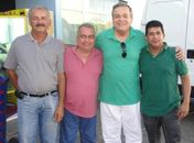Zé Carlos(Psol), Beto Baia(PSD), Lessa e dr. Paulo(PDT)