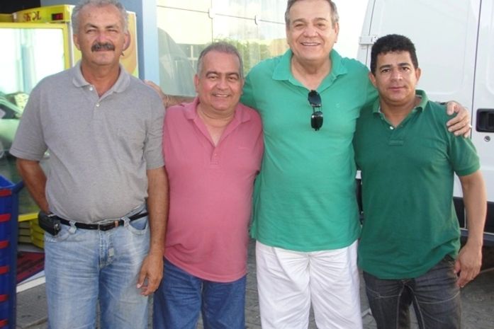Zé Carlos(Psol), Beto Baia(PSD), Lessa e dr. Paulo(PDT)