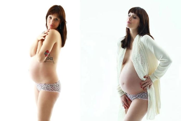 Grávida, atriz Mel Lisboa faz ensaio fotográfico