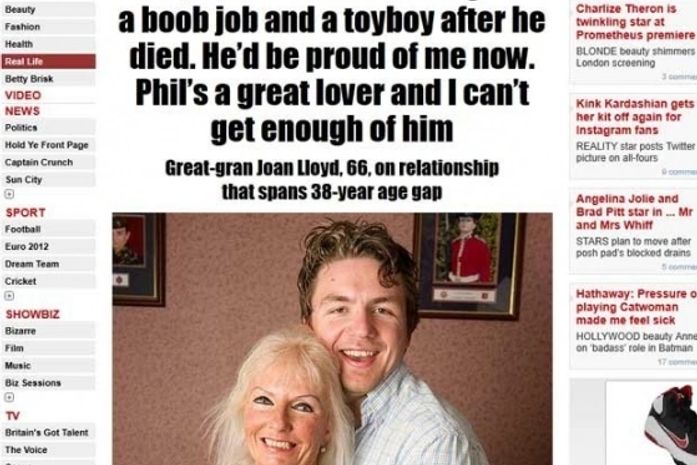 Após desejo de ex, vovó põe silicone e arruma namorado 38 anos mais novo