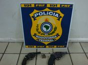 PRF combate assaltos e prende duas pessoas na BR 104