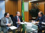 Prefeito Luciano e senador Renan tiveram audiência com Mercadante