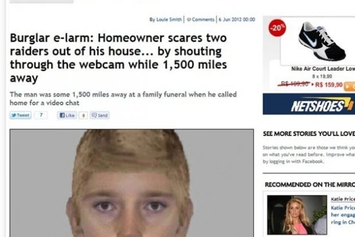 Proprietário conseguiu, inclusive, fazer um relato falado de um dos suspeitos.