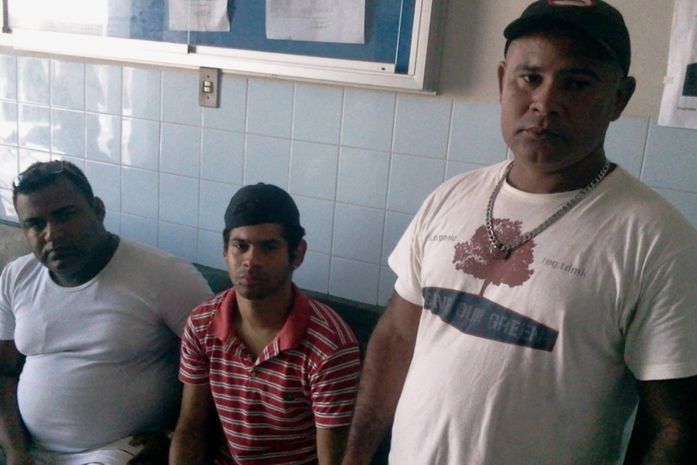 Parentes da vítima.