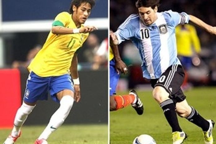 Temeroso por derrota e pressão, Brasil desafia Argentina e Messi