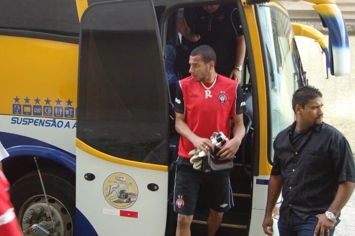 Chegada do Atlético-PR