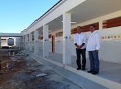 Renan e Luciano na escola Tempo Integral