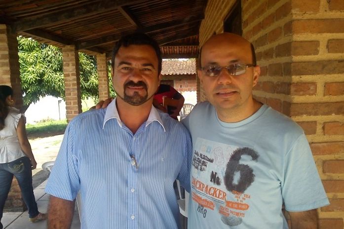 Vereador Leopoldo Pedrosa e Prefeito Zé Marcio.