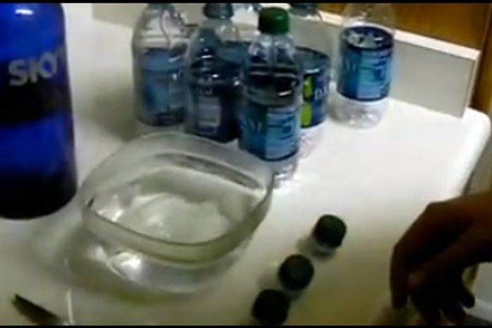 Ao invés de água, vodka!